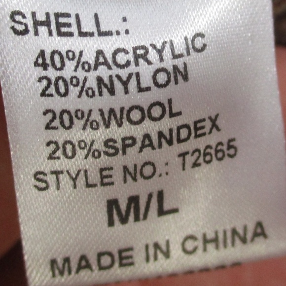 Miou Muse Sweater Women's M/L Brown Oversized Wool Blend Crew Neck‎ Jumper - Picture 7 of 7